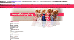 Desktop Screenshot of barbie-oblecky.mylee.cz